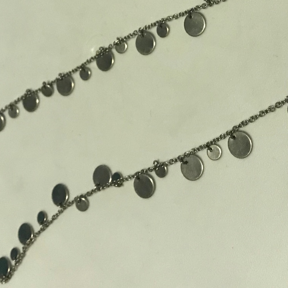 Lia Sophia Mirror Circle Necklace